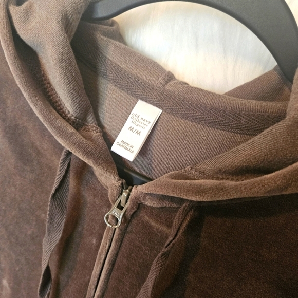 Old Navy Lingerie Velour Zip-Up Hoodie - Picture 3 of 6